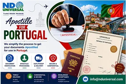 Fast Apostille Services for Portugal in India for international document authentication.
