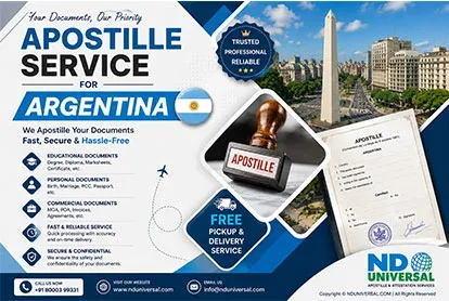 Fast Apostille Service for Argentina for international document authentication.