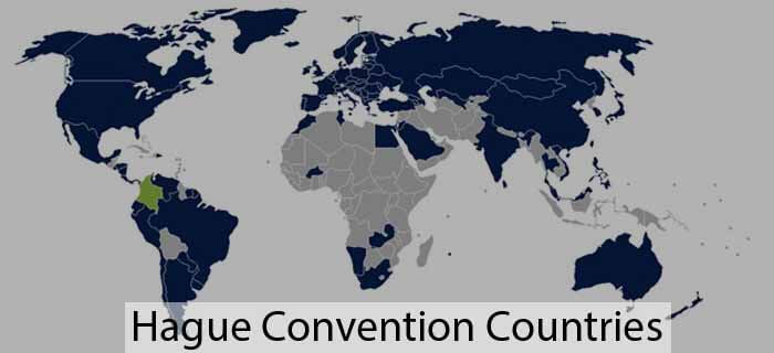 How many countries are in the hague convention