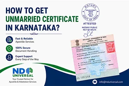 How to Get an Unmarried Certificate in Karnataka