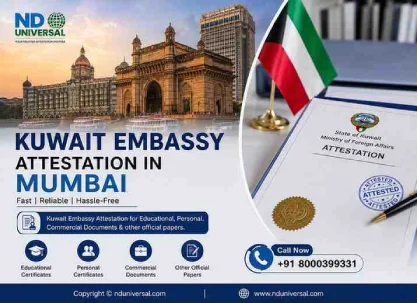 Reliable Kuwait Embassy Attestation in Mumbai for educational, personal, and business certificates.