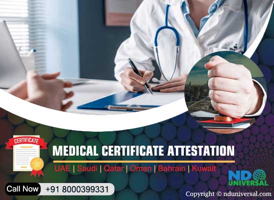 Medical Certificate Attestation