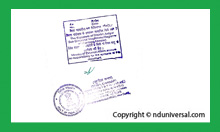 Ministry of External Affairs Stamp