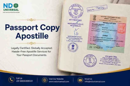 Reliable Passport Copy Apostille Services in India for overseas document verification.