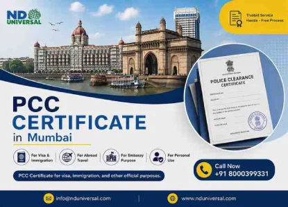 Reliable Police Clearance Certificate services in Mumbai for overseas document verification.